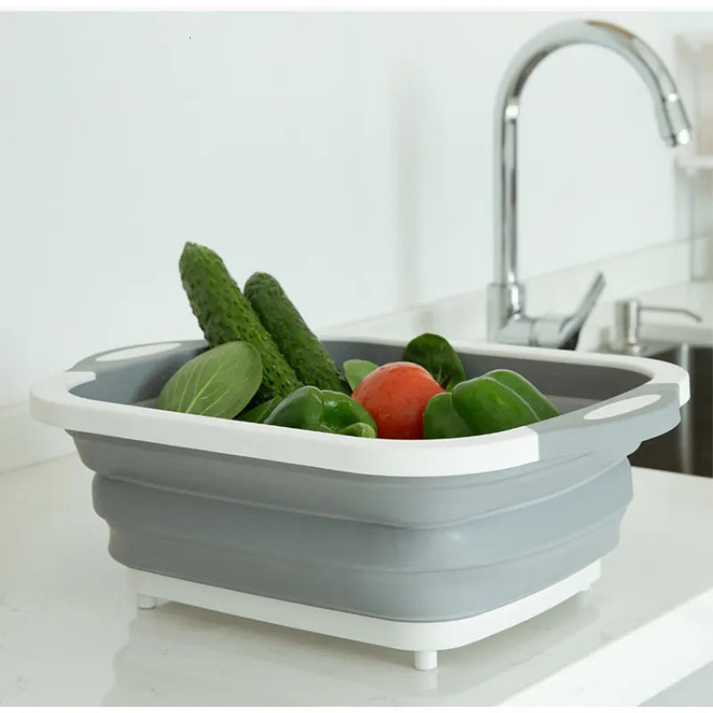 Lavabo pliable, évier portable, bassin pliable en plastique pour le camping, voyager, extérieur, cuisine, salle de bain, seau à pied