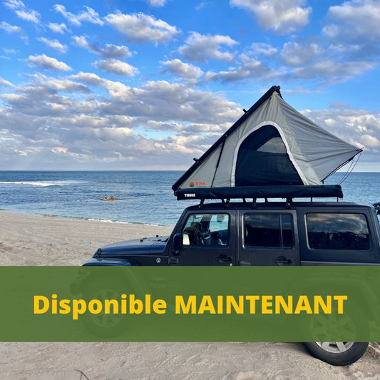 Tente de toit rigide avec barres - S'PA Lu