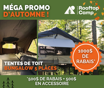 Tente de toit spacieuse - Bungalow  5 places