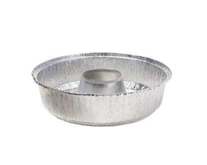 Plat en aluminium avec couvercle en carton -OMNIA
