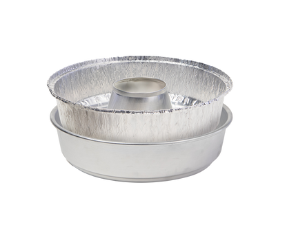 Plat en aluminium avec couvercle en carton -OMNIA
