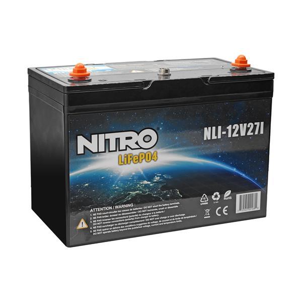Batterie de camping au lithium - Nitro LifeP04 - Rooftop Camp